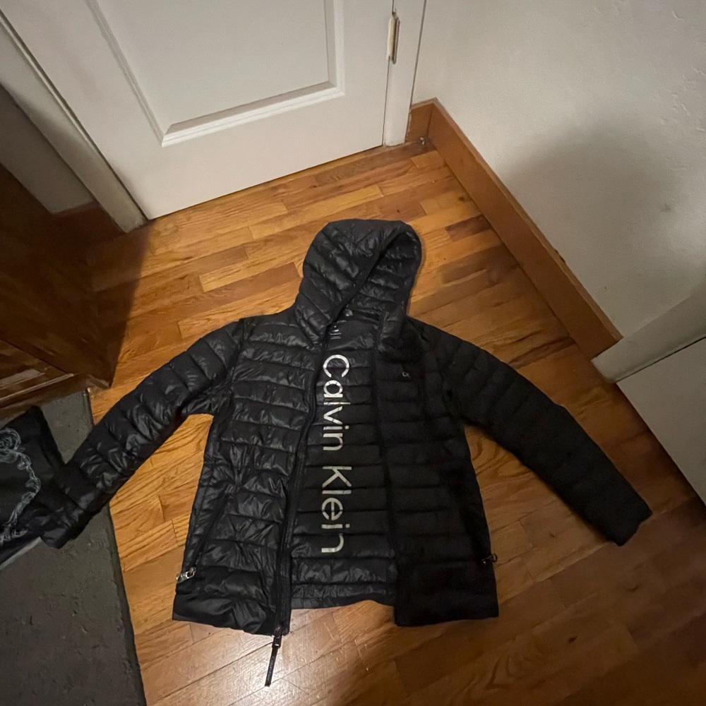 Calvin Klein Black Packable Jacket - image 1